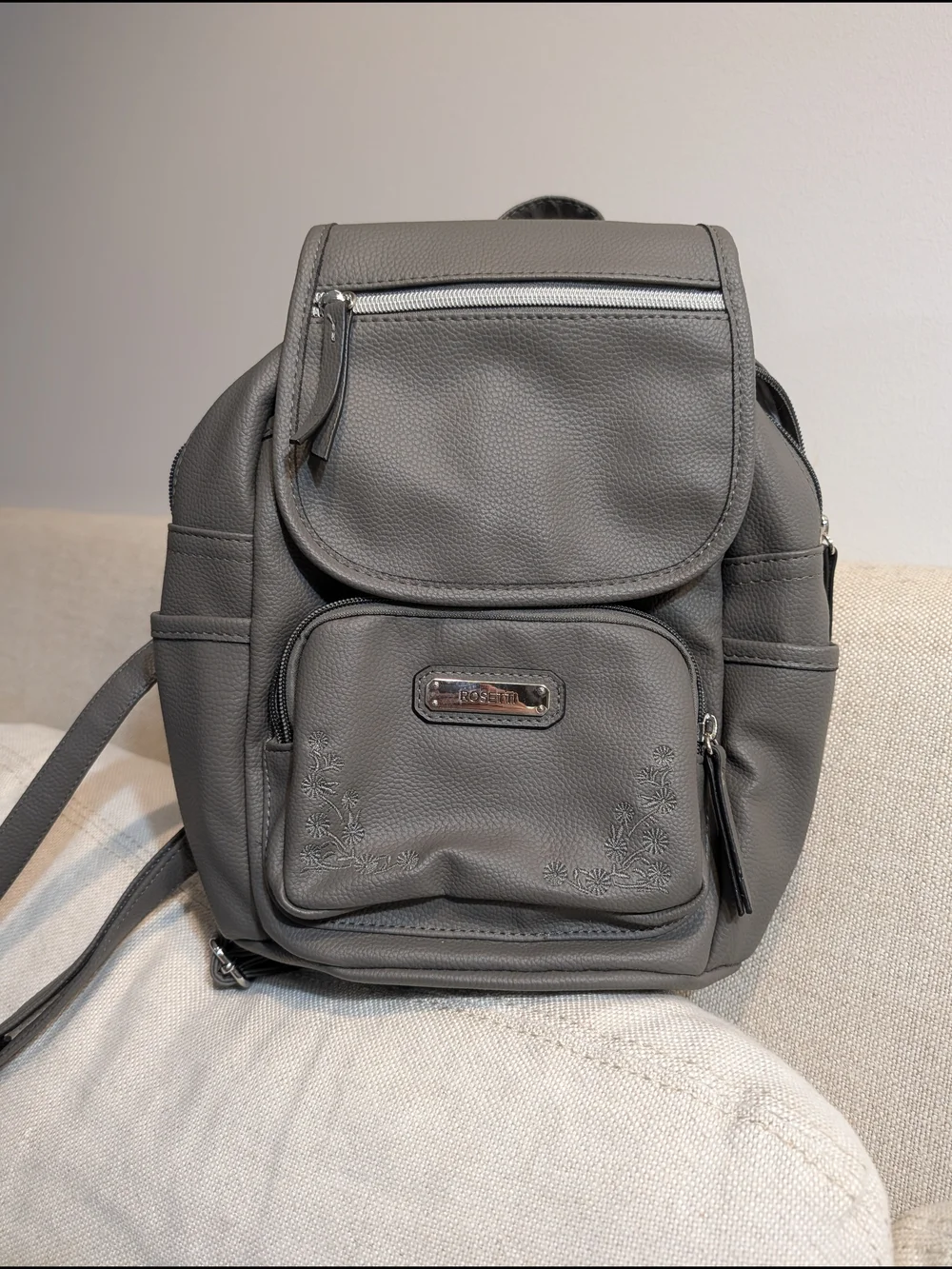 Rosetti Gray Women's Mini Backpack - Gray